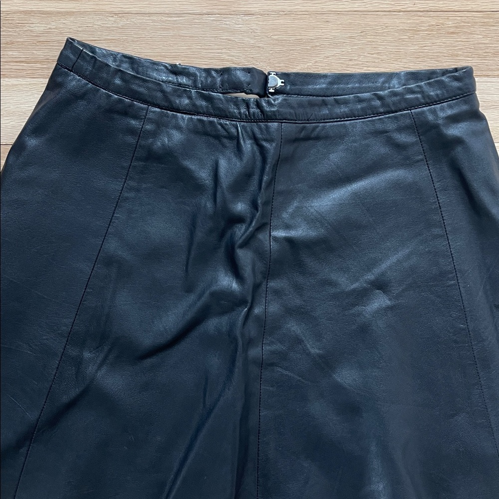 Women’s Black Leather Skirt size S - Picture 3 of 8